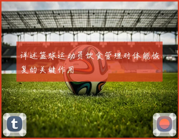 详述篮球运动员饮食管理对体能恢复的关键作用
